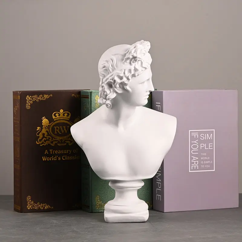 1pc 古代ギリシャ神話アポロ像 像彫刻装飾 ティブホーム装飾 1pc 古代ギリシャ神話アポロ像 像彫刻装飾 ティブホーム装飾